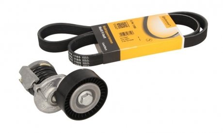 Комплект поліклиновий (ремінь+ролики) Contitech 6PK1180 K2