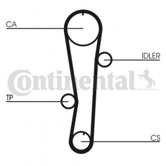 Комплект ремня грм + Помпа Contitech CT 942 WP1