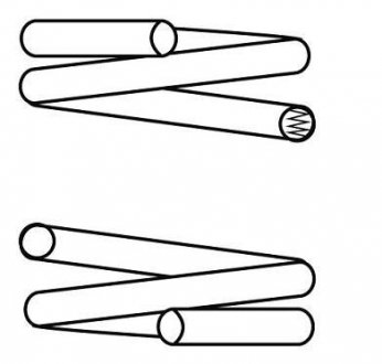 Пружина подвески задняя (кратно 2) Ford Focus II 1.4-2.0 (04-) CS Ger CS Germany 14.504.154