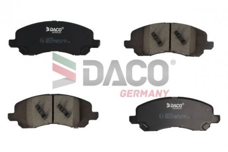 Колодки гальмівні дискові пер. DACO Germany 320505