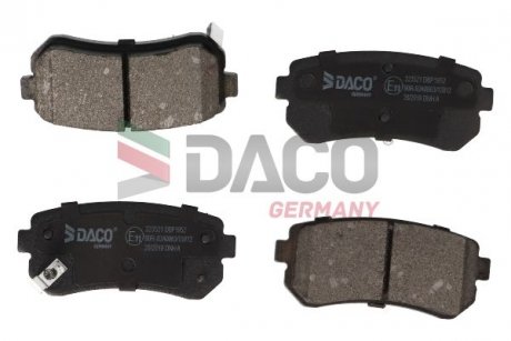 Колодки гальмівні дискові зад. DACO Germany 323521