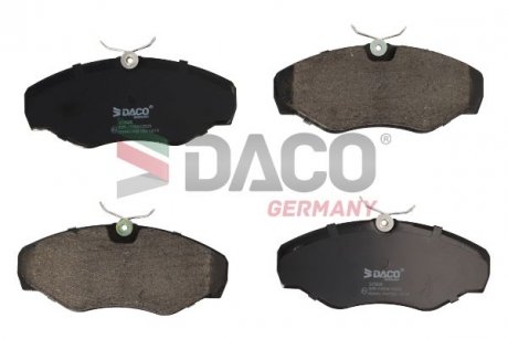 Колодки гальмівні дискові пер. DACO Germany 323626