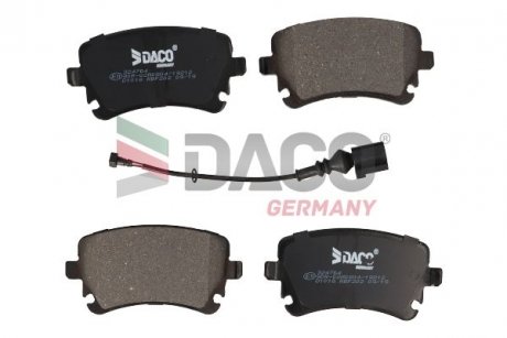 Колодки гальмівні дискові зад. DACO Germany 324764