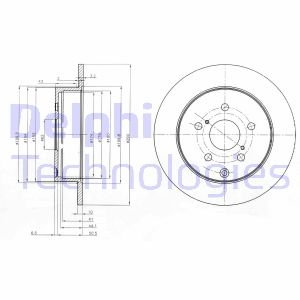 Диск гальмівний Delphi BG4051