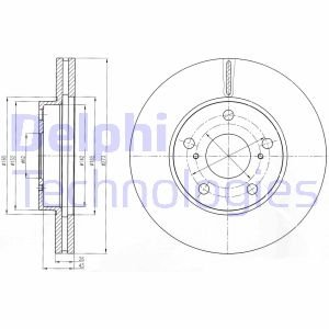 Диск гальмівний Delphi BG4234C