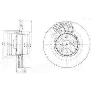 Гальмівний диск Delphi BG9011