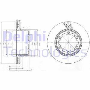 Гальмівний диск Delphi BG9015 (фото 1)