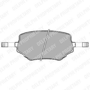 Гальмівні колодки, дискові Delphi LP1015