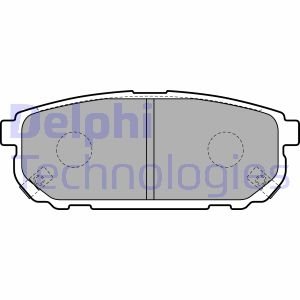 Комплект гальмівних колодок Delphi LP1850