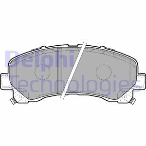 Гальмівні колодки, дискові Delphi LP2229