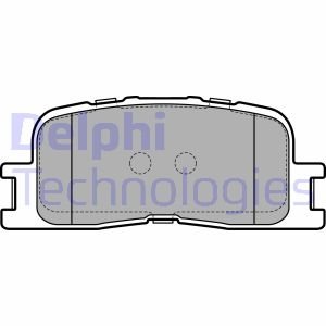 Гальмівні колодки дискові TOYOTA Camry (ACV30) "R "00-05 Delphi LP2703