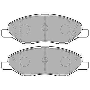 Гальмівні колодки, дискові Delphi LP3169