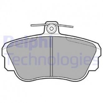 Комплект гальмівних колодок з 4 шт. дисків Delphi LP639