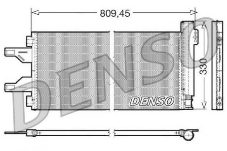 Радіатор кондиціонера DENSO DCN07050