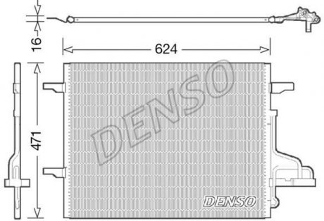 Радіатор кондиціонера DENSO DCN10027 (фото 1)