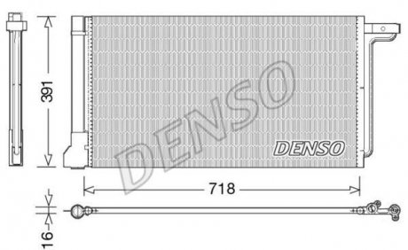 Радіатор кондиціонера DENSO DCN10028