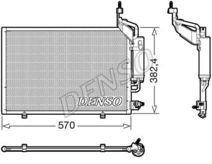 Радіатор кондиціонера DENSO DCN10050