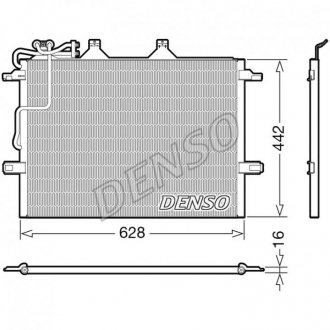 Радіатор кондиціонера DENSO DCN17018