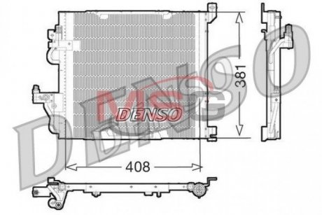 Радіатор кондиціонера DENSO DCN20012