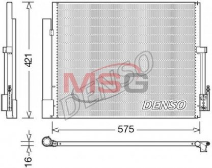 Радіатор кондиціонера DENSO DCN20036