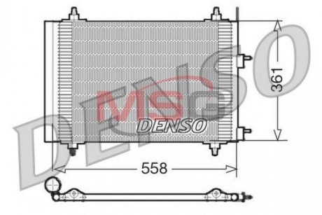 Радіатор кондиціонера DENSO DCN21015