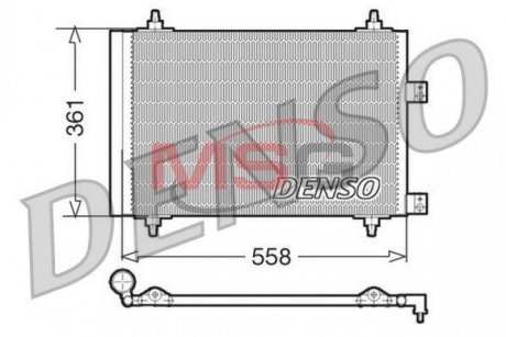 Радіатор кондиціонера DENSO DCN21016