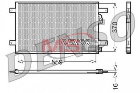 Радіатор кондиціонера DENSO DCN32014