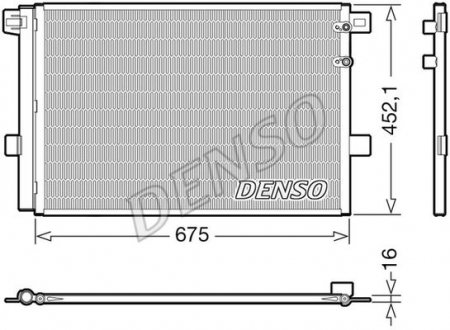 Радіатор кондиціонера DENSO DCN32065