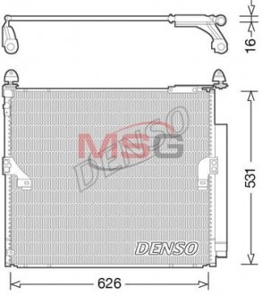 Конденсер кондиціонера DENSO DCN50038