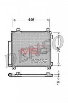 Радіатор кондиціонера DENSO DCN50045