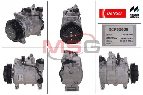 Компресор кондиціонера DENSO DCP02008