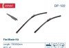 Щітки склоочисника К-кт (70+65см) Pinch Tab безкаркас. PEUGEOT 307 00- DENSO DF-122 (фото 2)