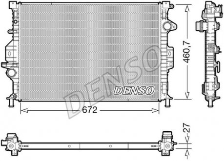 Радіатор основний DENSO DRM10115