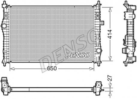 Радіатор основний DENSO DRM21104