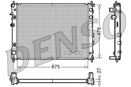 Радіатор основний DENSO DRM36012