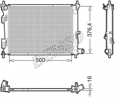 Радіатор основний DENSO DRM41017