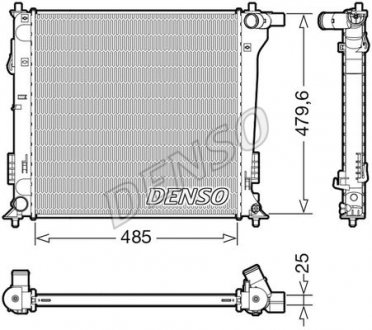 Радіатор HYUNDAI Tucson "1,6 "15-20 DENSO DRM41020