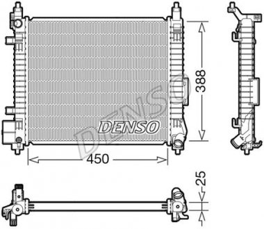 Радіатор основний DENSO DRM46061 (фото 1)