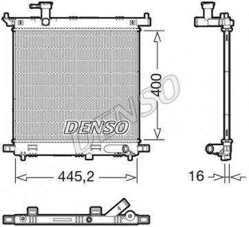 Радіатор основний DENSO DRM46066