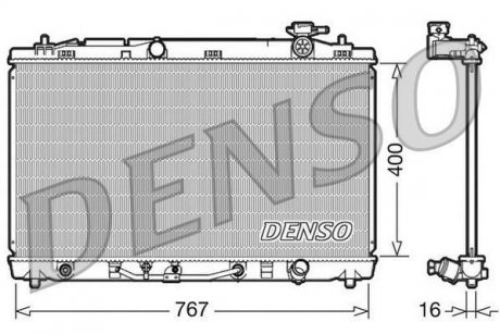 Радіатор основний DENSO DRM50030