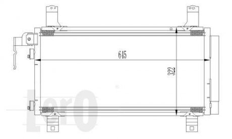 Радіатор кондиціонера MZ 6(02-)1.8 i 16V(+) DEPO 030-016-0007 (фото 1)