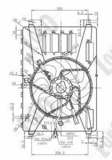 Вентилятор радіатора CORDOBA /IBIZA/FABIA/ROOMSTER 1.2i 12V 99- DEPO 048-014-0001