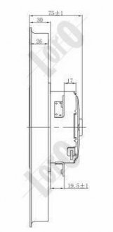 Вентилятор радіатора TRANSPORTER T4 2.4D 90- DEPO 053-014-0023