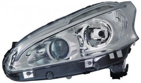 PE 208 Фара перед. пра. H7/H7/LED, авт.регул. [] DEPO 550-1156R-LD-EM