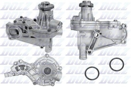 Водяной насос A3/A6/Passat 1.6/1.8T 94-05 (в корпусе) DOLZ A184