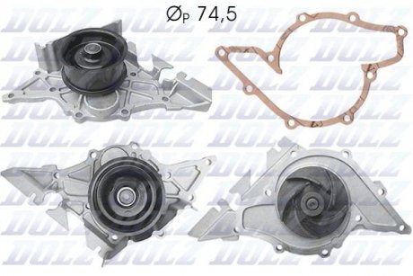 Помпа AUDI/SEAT/VW A6 Quattro/Leon/Bora "1,8-2,8 "97-06 DOLZ A195