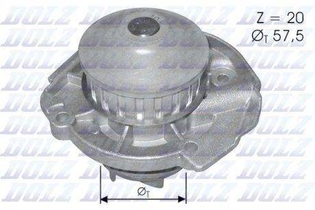 Помпа водяна DOLZ S161