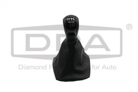 Ручка КПП с пыльником черный 6 ступ Skoda Octavia (04-08) DPA 77111639702