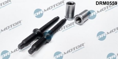 Комплект болтів з головкою системи TORX з чорного металу DR.MOTOR DRM0559