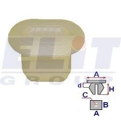 Втулка решітки (к-т:10 шт) ELIT C60104